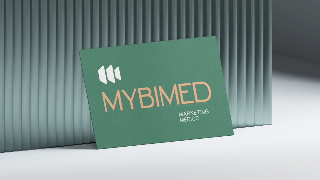 Identidade visual de MyBiMed criada pela Draw Narratives