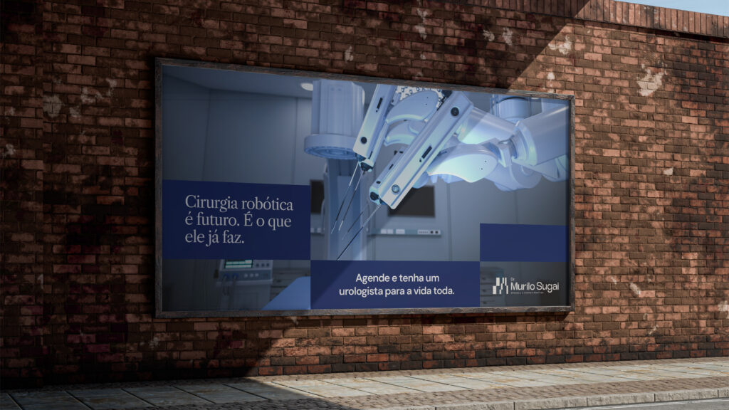 Outdoor da campanha do Dr. Murilo Sugai
